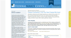 Desktop Screenshot of federalnaicscodes.com